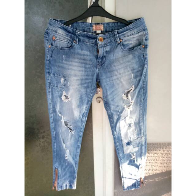 Zara ripped jeans