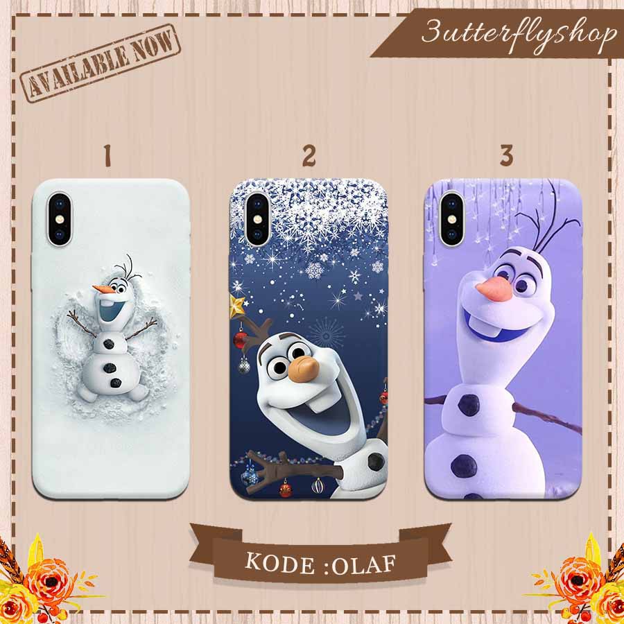 Olaf Frozen 2 case casing HP oppo vivo realme xiaomi redmi samsung iphone