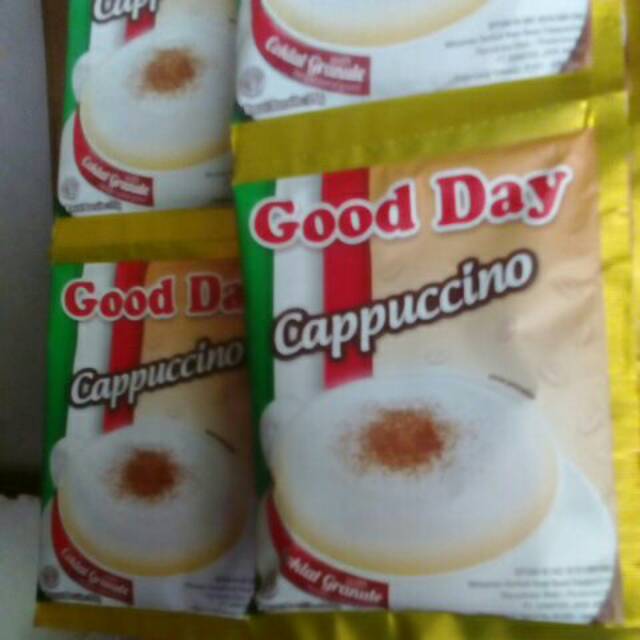 

KOPI Good Day capuccino 1 renceng ISI 10 SASHET