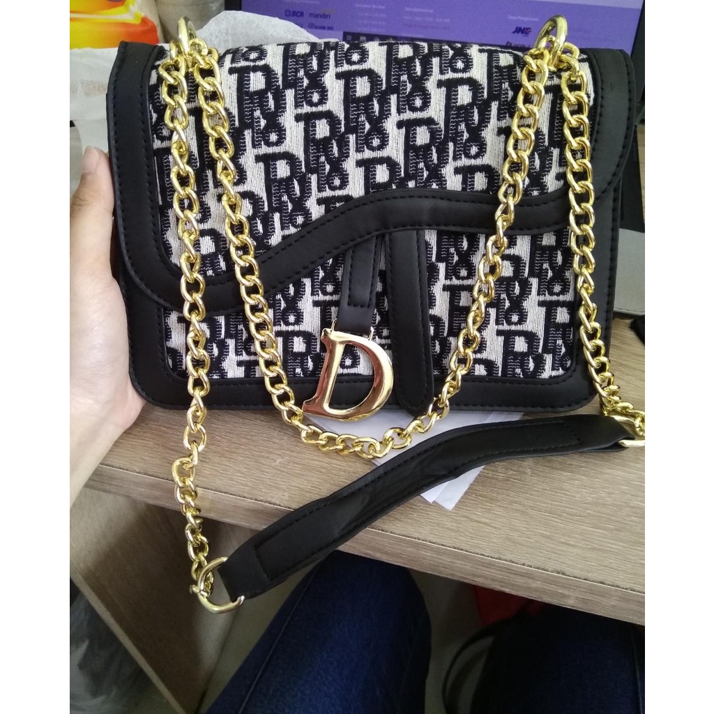 JK U4499 1KG MUAT 2PCS TAS SELEMPANG WANITA FASHION IMPORT SADDLE BAG  883 Y5889 Z3802 E6880 T3068