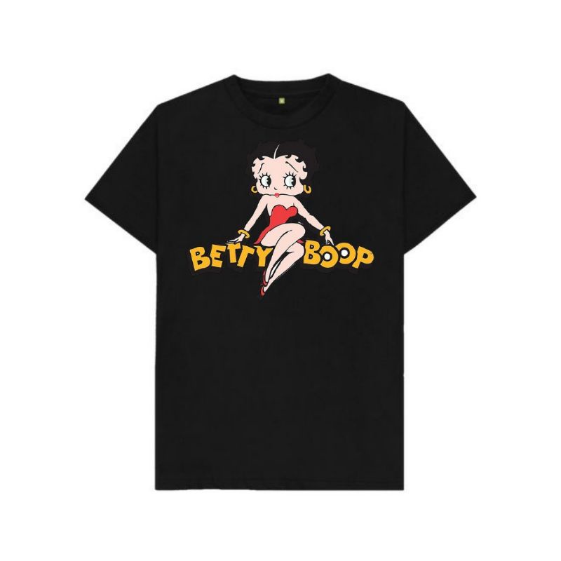 N2-KAOS BETTYBOOP KARTUN LUCU HIGH QUALITY