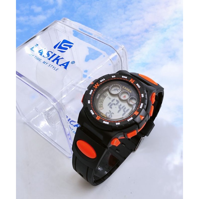 JAM TANGAN COWOK CEWEK SPORTY ORIGINAL WATER RESIST LASIKA NEW LIMITED EDITION