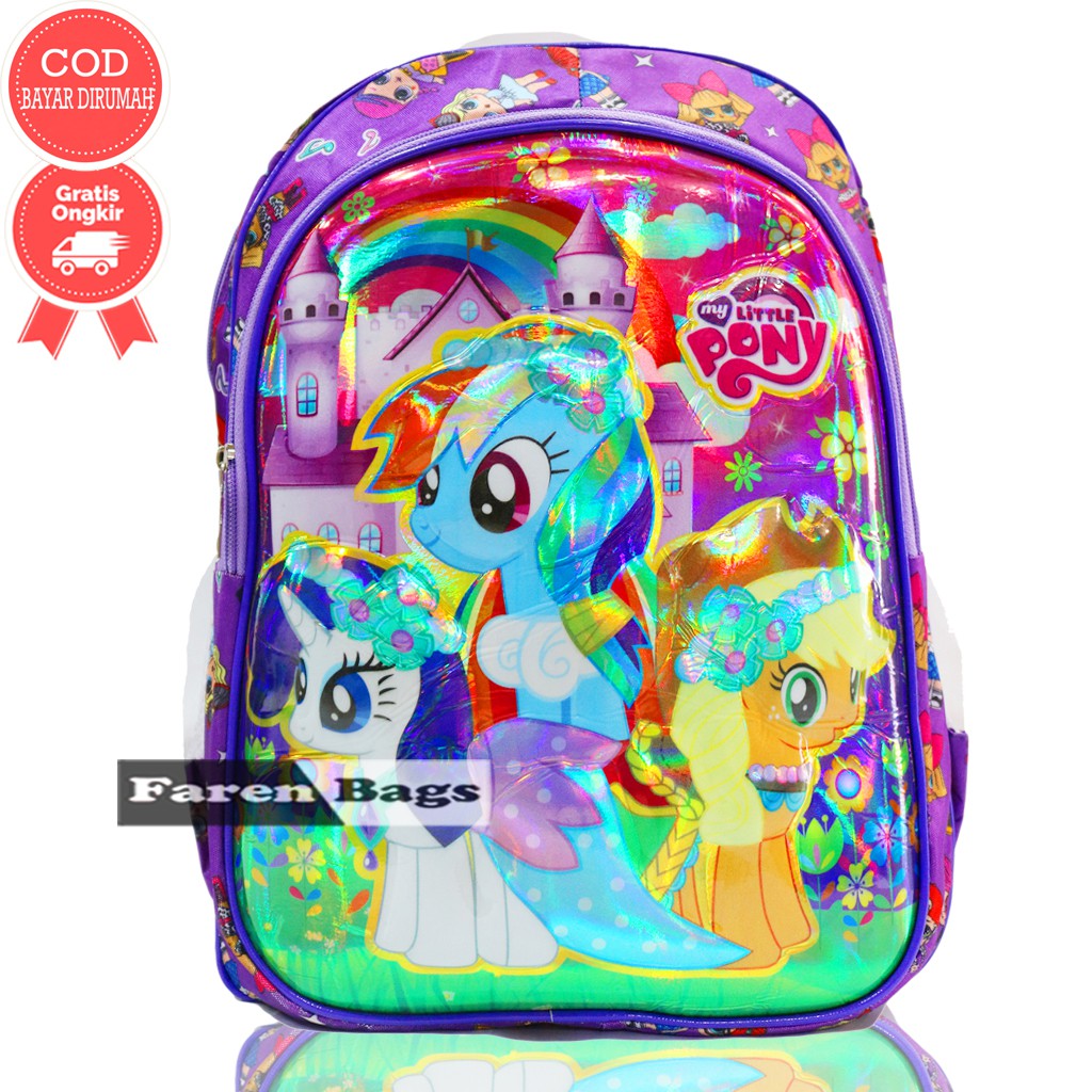 Tas Ransel Sekolah Anak SD 3D EMBOSS TIMBUL Karakter Kartun embosh