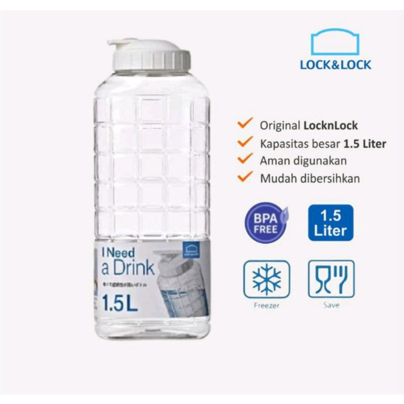 BOTOL MINUM LOCK & LOCK 1.5 L