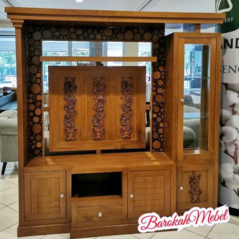 Bufet TV Jati / Bufet Penyekat Jati / Bufet TV Jepara