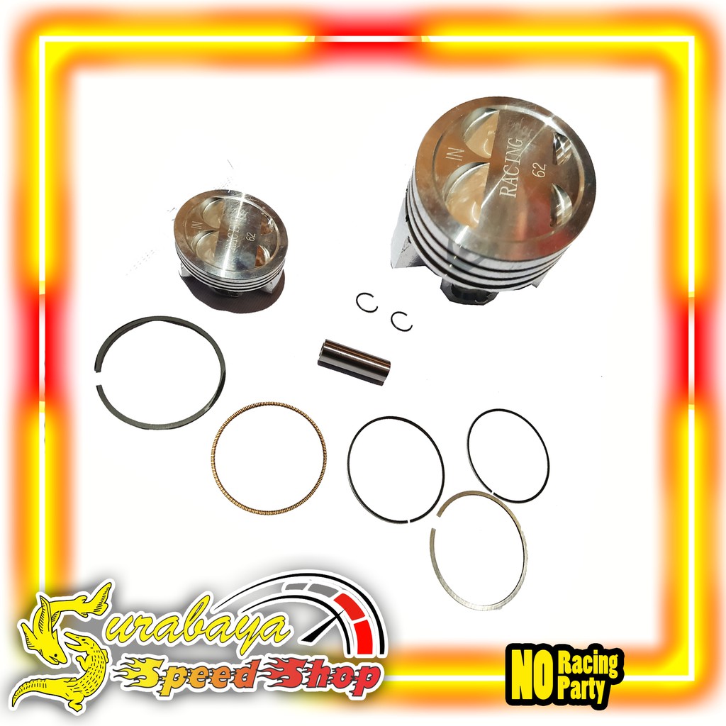 Piston Kit Seher Mx Vixion Kit Piston Ring Pen Klip Racing Lc135 Seher Piston 60 62 63 Moto Master