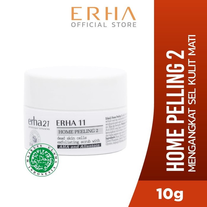 erha21 erha 11 home peeling 2 10g   krim peeling wajah