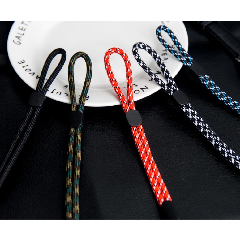 Paracord Lanyard Finger Strap Tali Gantungan HP Bahan Nylon