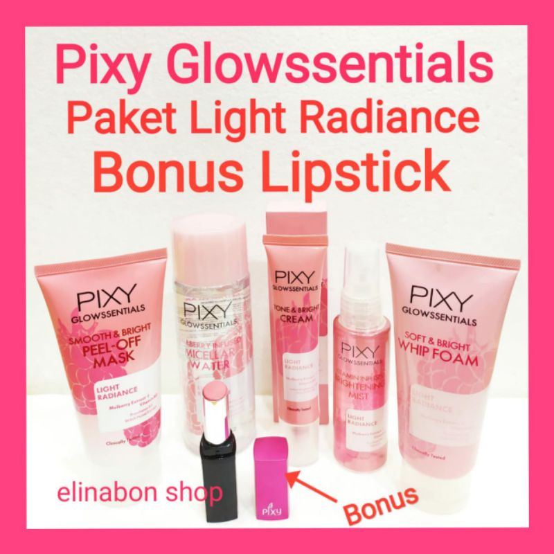 PIXY Glowssentials Paket Light Radiance Bonus Lipstick