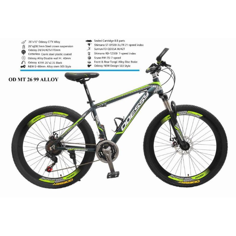 Sepeda Gunung MTB 26 ODESSY CITY ALLOY SEPEDA DEWASA , SEPEDA ANAK