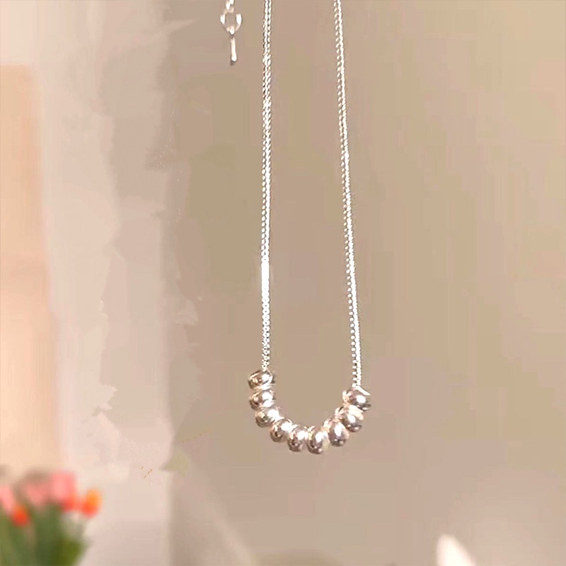 Kalung Rantai Sterling Silver 925 Bentuk Lingkaran Untuk Wanita