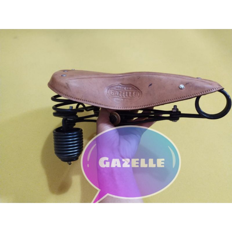 SADEL SEPEDA UNTO KULIT - Gazelle - SEPEDA ONTEL JUMBO