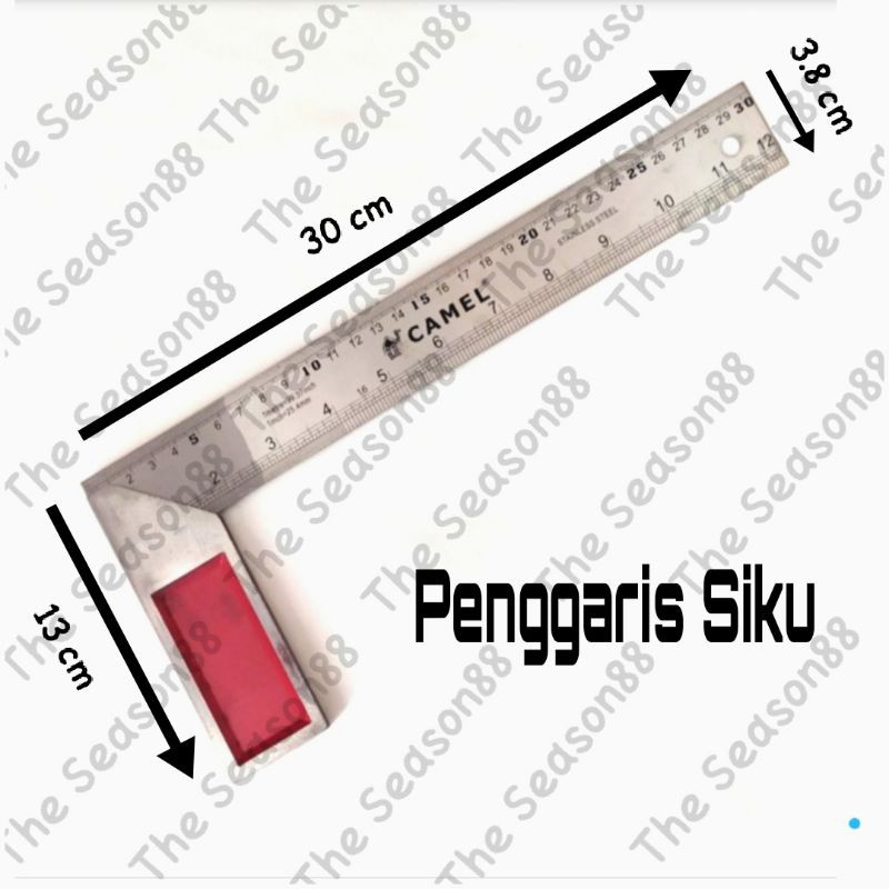 

Penggaris Siku Tukang 30cm