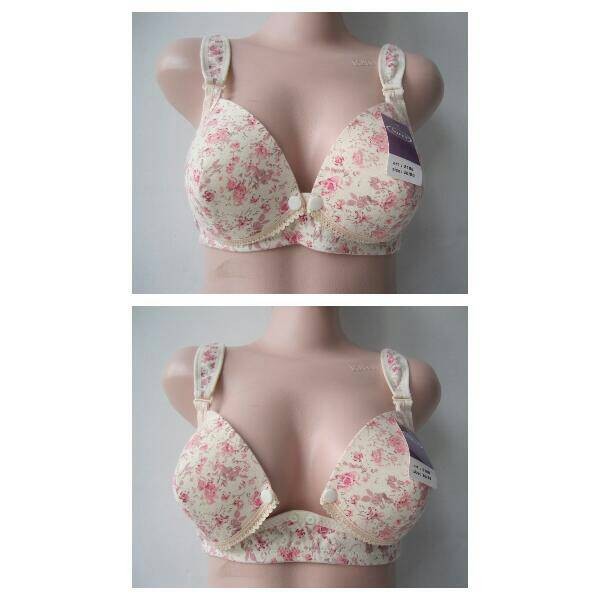 BRA Sorex - BH Menyusui Sorex - Bra Motif Bunga dengan Busa - Kode 8108