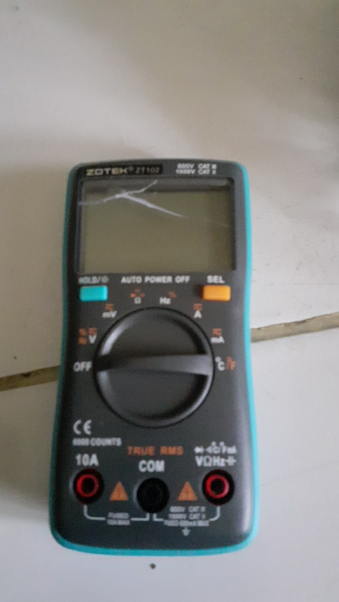 Original Digital Avometer Zotek Zt102 Multitester Digital Zt 102