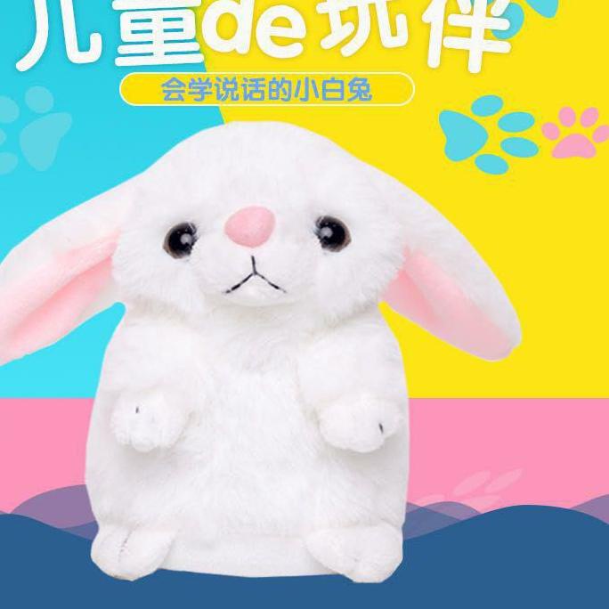 Talking Rabbit / Boneka Kelinci Lucu Bisa Bicara Dan Bergerak