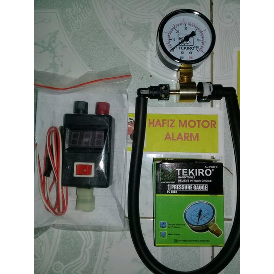 presure gauge dan dlc honda digital alat ukur fuel pump dan reset ecu motor paket komplit alat ukur
