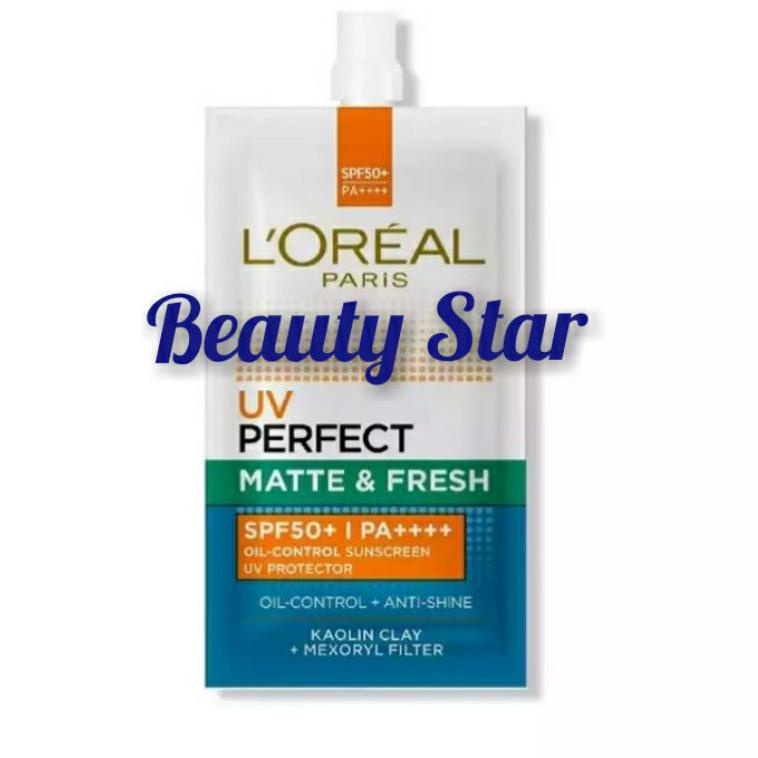 {New Mall LKI 12Ju8A\} LOREAL PARIS UV PERFECT SUNSCREEN SKIN CARE SPF 50 / PA ++++ SACHET ✁