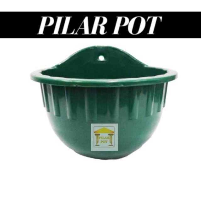 pot bunga tanaman dinding high way warni 19cm - tb 22