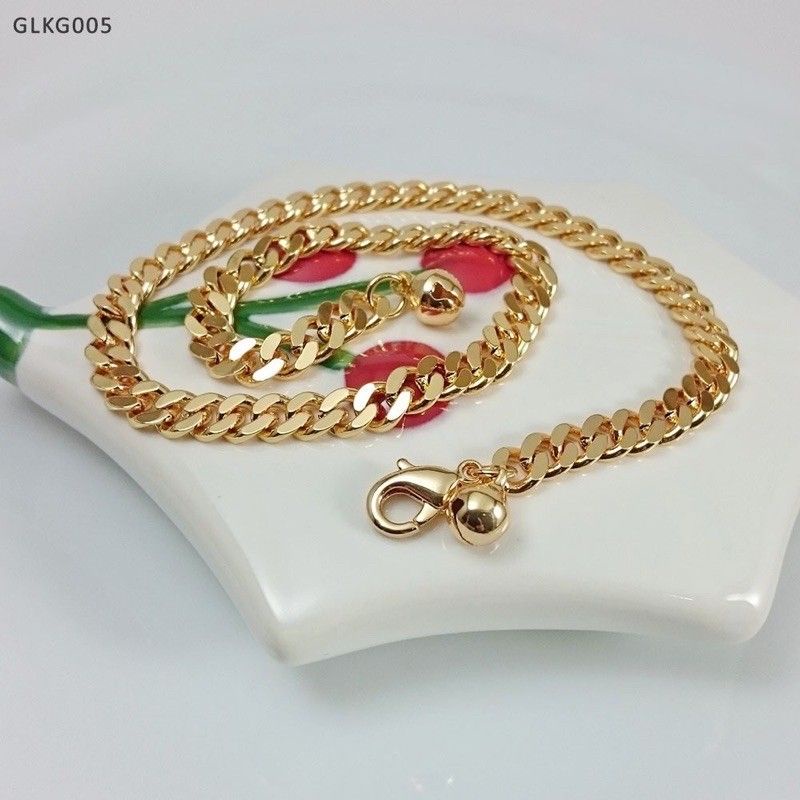 Gelang kaki sisik naga lapis emas 24k terlaris