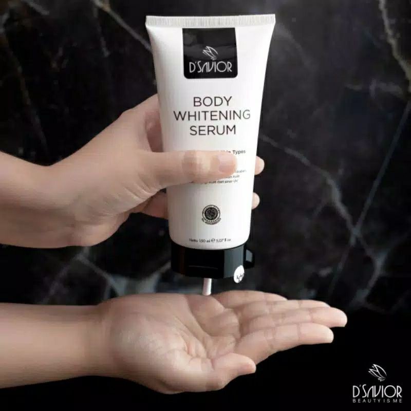 lotion body whitening serum dsavior ori #lotion pemutih