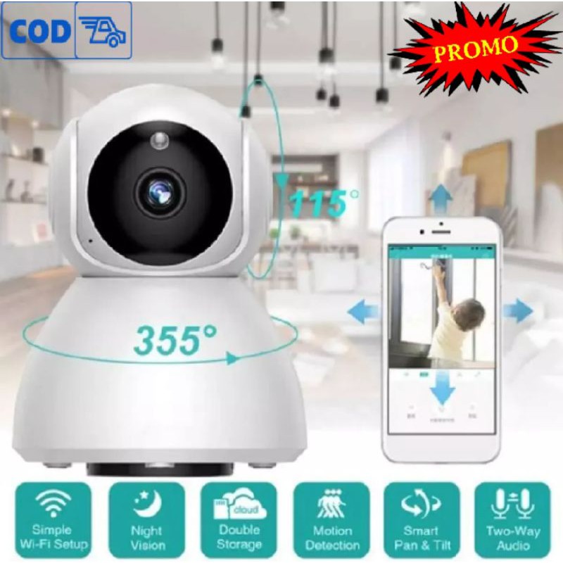 V380 IP Camera mini 5mp HD 1080p wireles CCTV Wifi Snowman