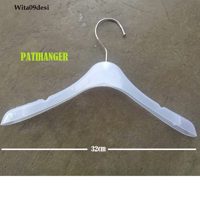 Hanger Baju Anak 181 Putih dan Hitam Gantungan Baju Anak Butik (1pcs)