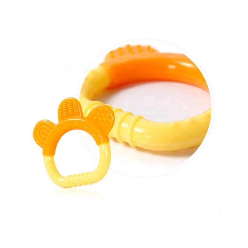 LZ.C54 teether bayi jejak kaki. gigitan bayi