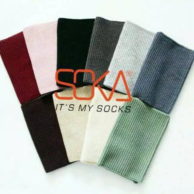 Ciput Bandana SOKA Essentials Rajut Salur &amp; Rajut Basic - Inner Hijab Anti Pusing