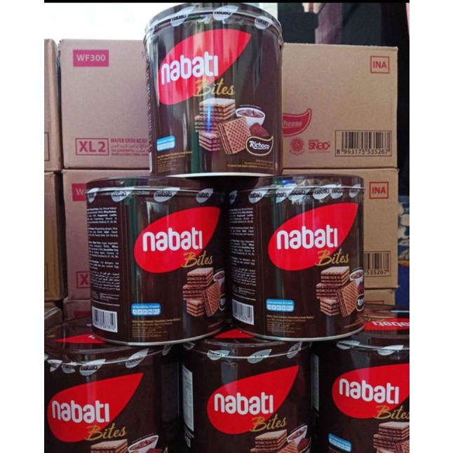 

wafer nabati kaleng 1 kaeton isi 6