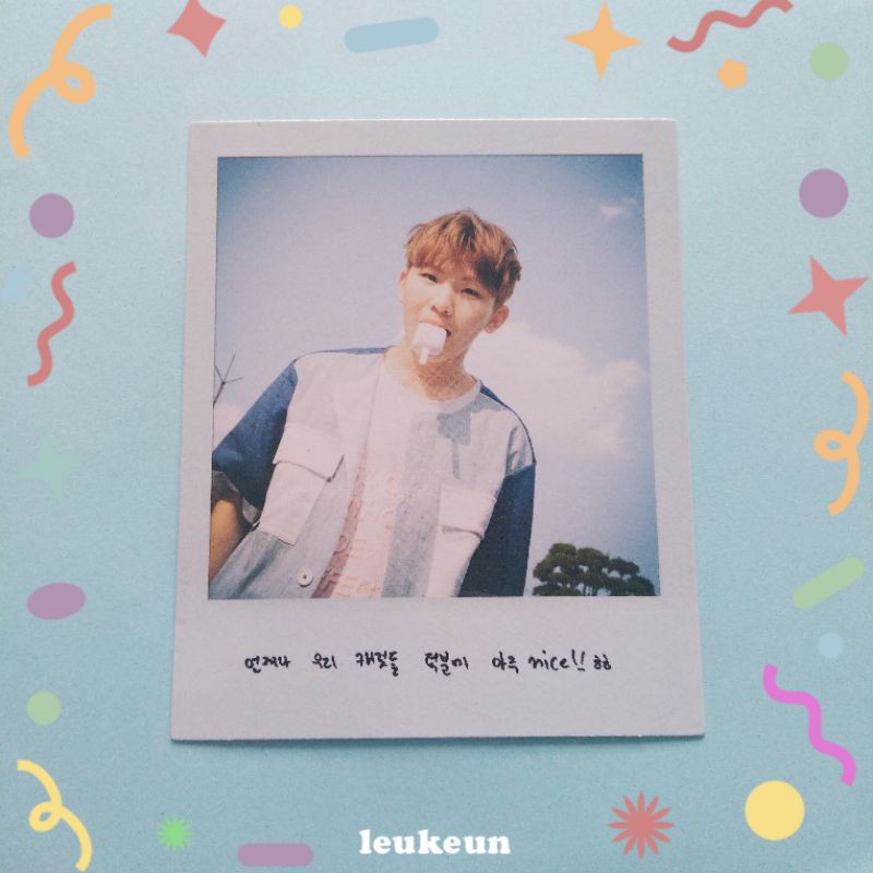 [Booked] Woozi - Love & Letter (Aju Nice) Big Polaroid