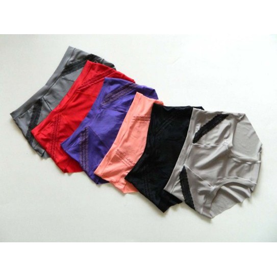 PAKET PANTY LADY'S SECRET NYLON SPANDEX 3PCS / CELANA DALAM WANITA / CD