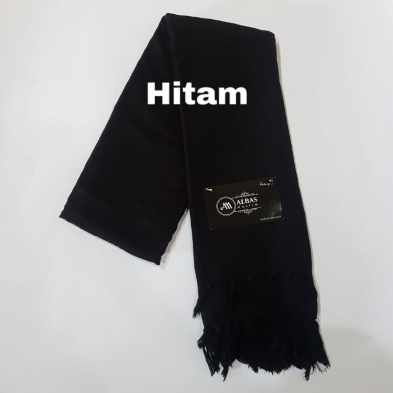 Sorban rida polos hitam Murah Rayon Surban pria Habib