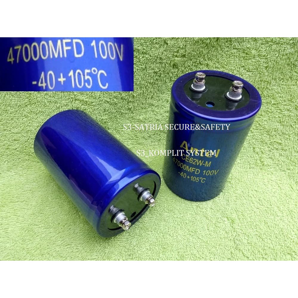 Elco 47.000uF 100V Elko 47000Mfd 47000 47,000 MFD uf 100 V 47000uf