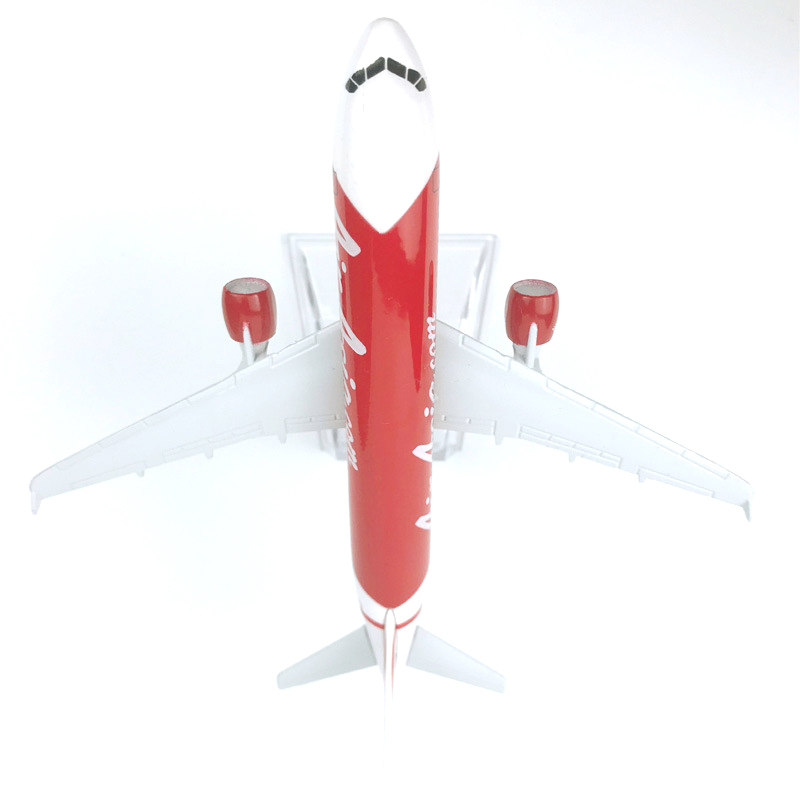 Model Pesawat Terbang Airbus 320 Airline 2007 Asia A320 Bahan Alloy Die-cast 16CM Warna Putih 1 / 400