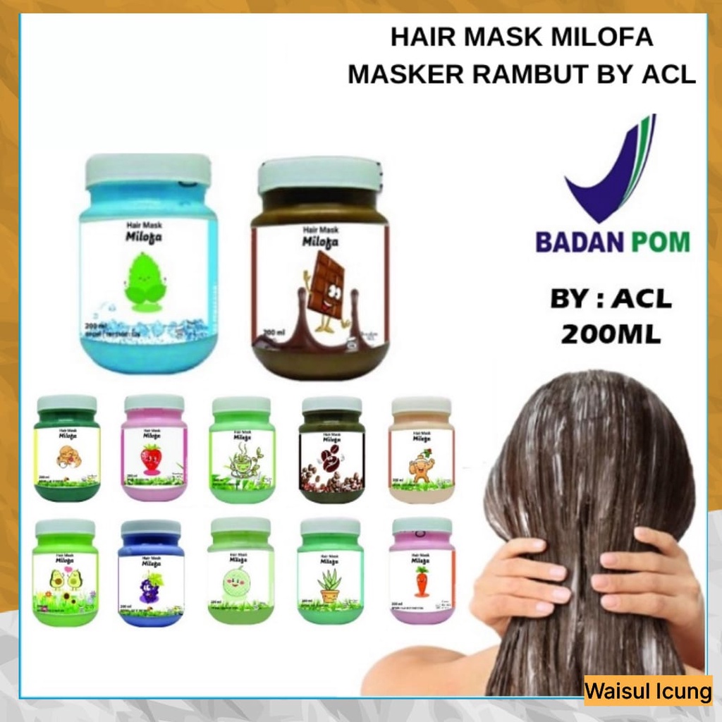 Ampuh Hair Mask Creambath Masker Perawatan Rambut Conditioner By ACL BPOM Hairmask Ala Salon 200ml Cream