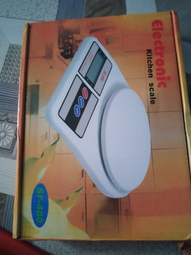 【toko360】 Free Battery Timbangan Dapur Kue Digital Kitchen Scale 10kg Gram Sf400 Sf 400 Sf-400 Batre