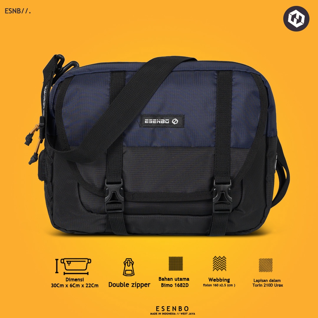 ESENBO Glarus - Tas Selempang Pria Tas Slingbag Premium
