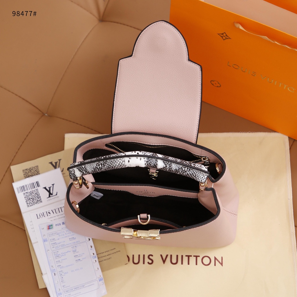 BAG Capucines MM With Phyton Handle #98477