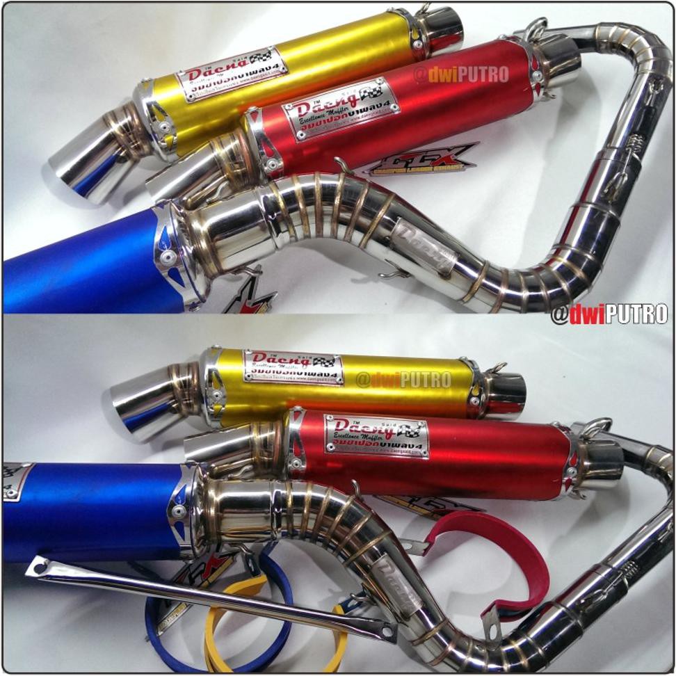 Baru Knalpot Daeng Racing Matic (Knalpot Daeng Beat,Knalpot Daeng Vario,Knalpot Daeng Mio,Knalpot
