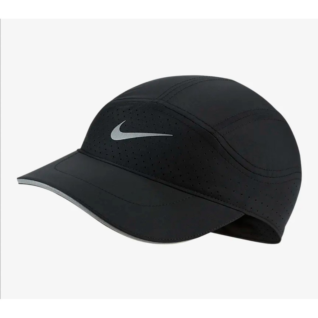 Nike AeroBill Tailwind Elite Cap Black BV2204-010 Topi Running Lari Original