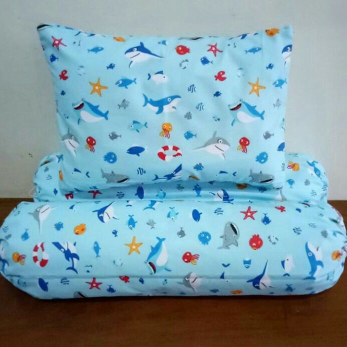 Cod Sarung bantal / guling ecer / 1 set dewasa