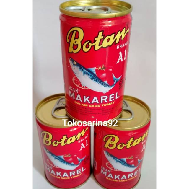 

Botan ikan makarel A1 155 gram