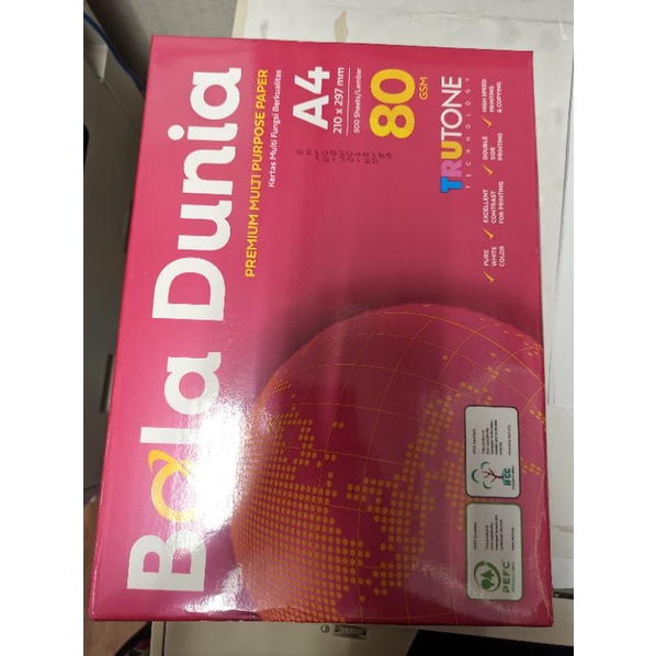 

BOLA DUNIA A4 80 GSM