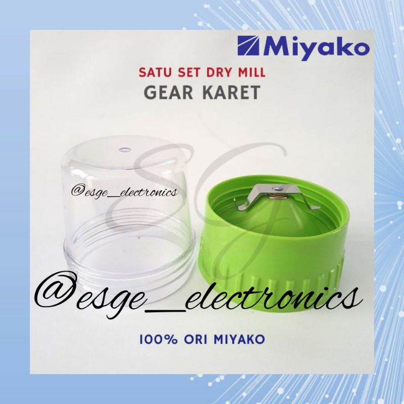 ORIGINAL SET BUMBU KERING DRY MILL MIYAKO BARU SET BLENDER BUMBU GELAS BLENDER PLASTIK TIPE BL 101 102 151 152 GELAS BUMBU KERING + PISAU MOUNTING MIYAKO BUMBU KERING ORIGINAL~ BL-101PL~ BL-102PL~ BL-101GS~ BL-102GS~ BL-151GF~ BL-152GF~ BL-151PF/AP