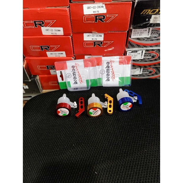 tabung minyak rem brembo plus breket tabung rem depan dan belakang by brembo beat mx rxking fu dll