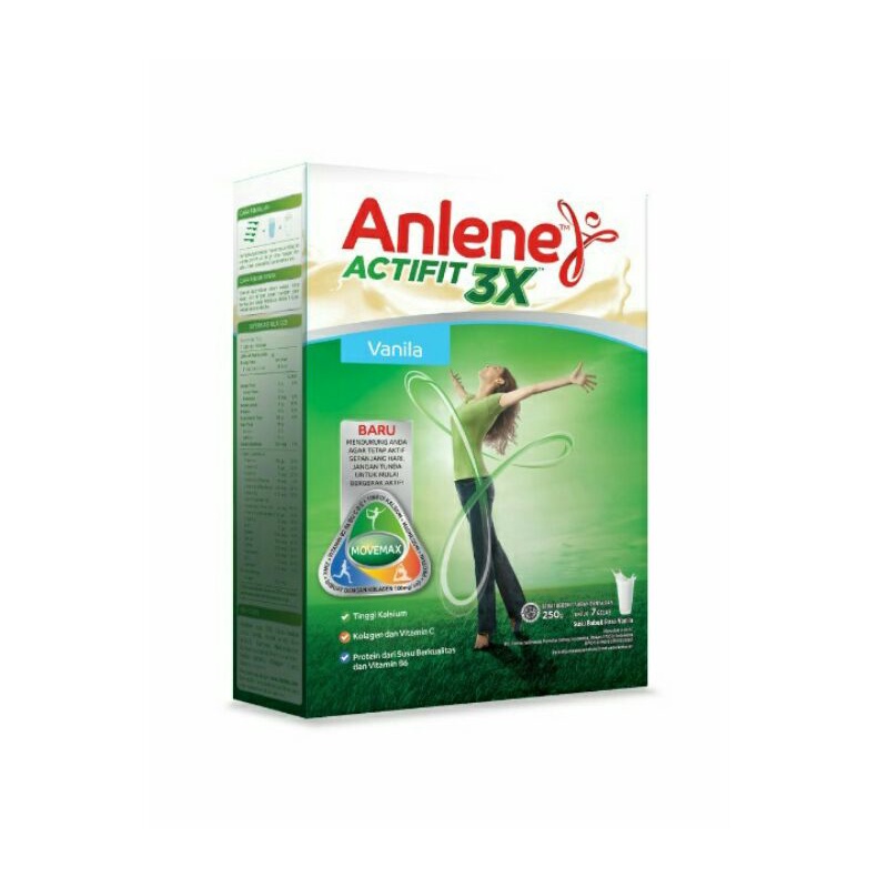 Anlene Actifit 3X Hi-Calcium Vanila 240G