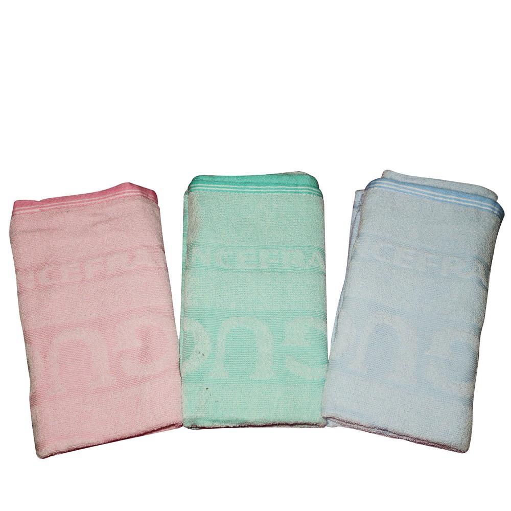 Handuk Mandi Moneter Polos 65 x 125 cm - Random Colour