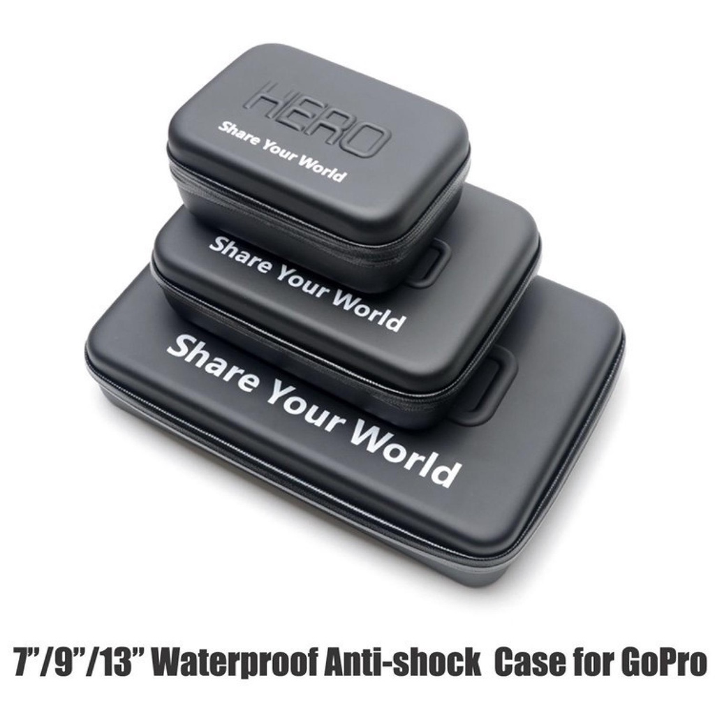 (BISA COD) FTIHSHPHERO Waterproof  Medium Size Case For GoPro /  Yi 4K - GP758