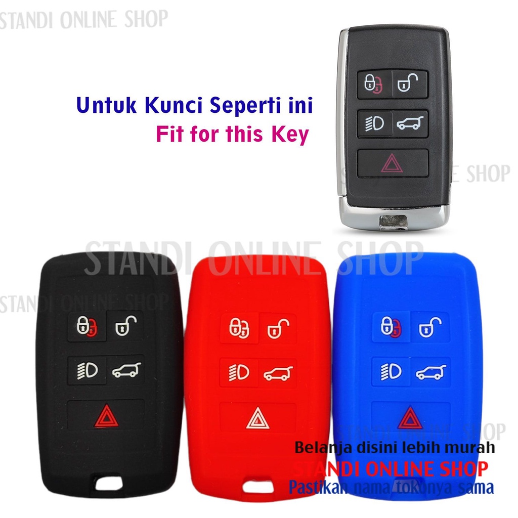 Silikon Remote Cover Sarung Kunci SmartKey Range Rover Land Rover